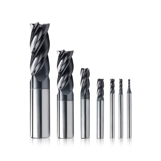 8mm Cutting Diameter 50mm Length Solid Carbide Ball Nose End Mill
